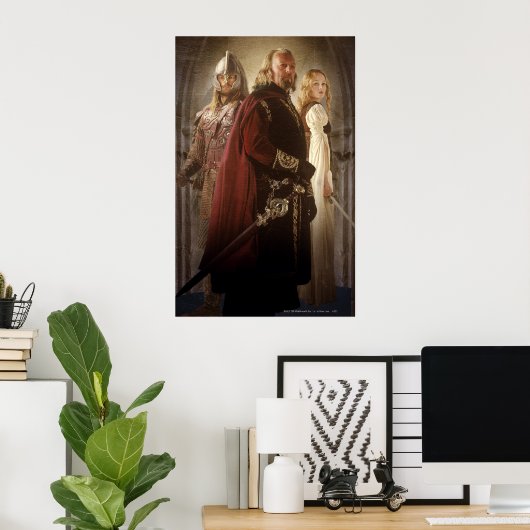 Eowyn en Theoden Poster (Thuiskantoor)