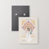 Éowyn "I Am No Man" Battle-Ready Graphic Button (Voorkant / Achterkant)