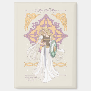 Éowyn "Ik Ben Geen Man" Gevechtsklaar Grafisch Ont Magneet
