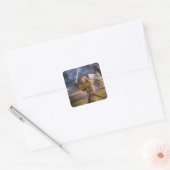 Eowyn Raises Sword Vierkante Sticker (Envelop)