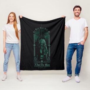 Éowyn Vs SAURON™ "Ik ben geen man" Rohan Grafisch Fleece Deken