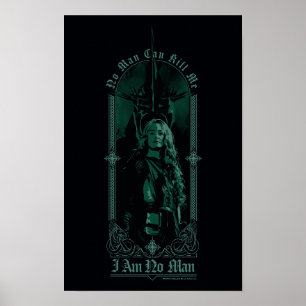 Éowyn Vs SAURON™ "Ik ben geen man" Rohan Grafisch  Poster