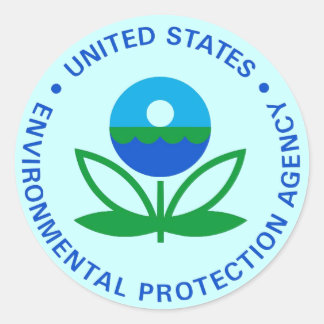 EPA ENVIRONMENTAL PROTECTION AGENCY RONDE STICKER