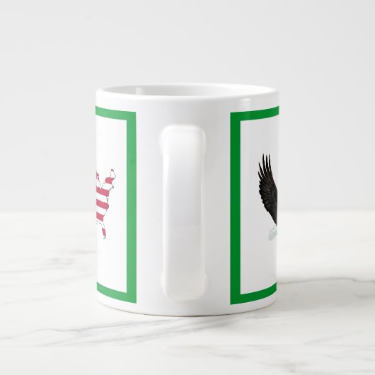 EPA in ruste Jumbo-Mok Grote Koffiekop (Achterkant)