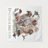 Epagneul Breton, Bretagne Tapisserie espagnole (Devant (Horizontal))