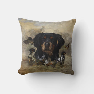 Epagneul Breton, Brittany Spaniel Coussin de lan