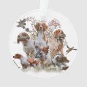 Epagneul Breton, Brittany Spaniel Ornament (voorkant)