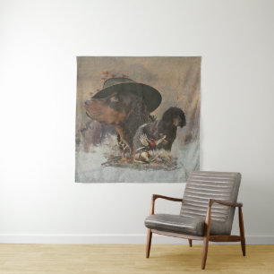 Épagneul Picard, Saison de chasse Tapisserie