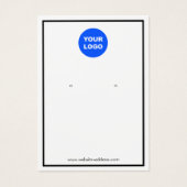 Épais Bordure Blanc Ajouter Logo Écran d'oreille (Devant)