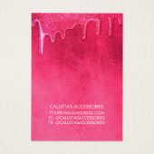 Épais Parties scintillant rose néon Lecteurs Épais (Dos)