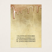 Épaisseur de Parties scintillant Glam Gold Lecteur (Dos)