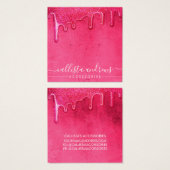 Épaisseur Parties scintillant rose néon Lecteurs (Devant & derrière)