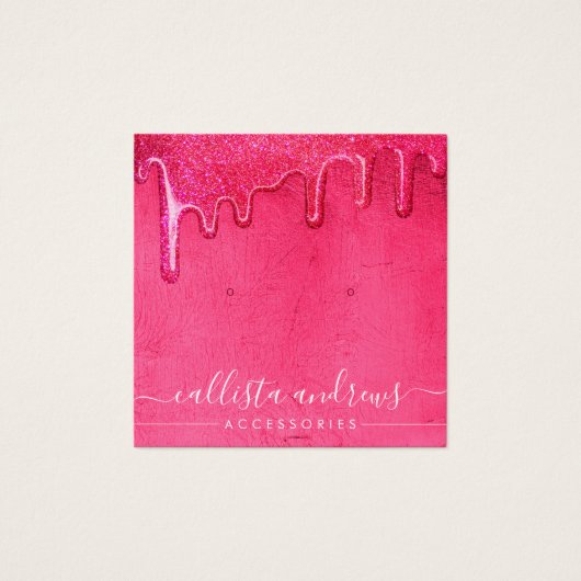 Épaisseur Parties scintillant rose néon Lecteurs (Devant)