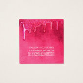 Épaisseur Parties scintillant rose néon Lecteurs (Dos)