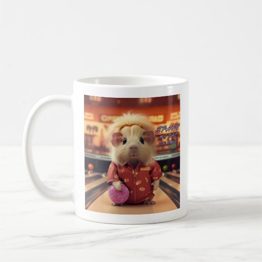 Épargnez-Moi Le Drama Guinée Pig Café Mug (Gauche)