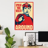 épargnez votre richesse : affiche parodique d'Obam (Bureau à domicile)