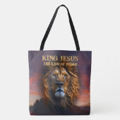 Épaule Sac fourre-tout Roi Jésus Lion De Juda (Devant)