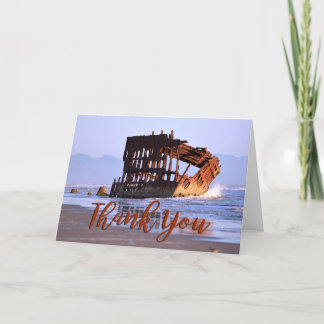 Épave du Carte de remerciements photo Peter Iredal