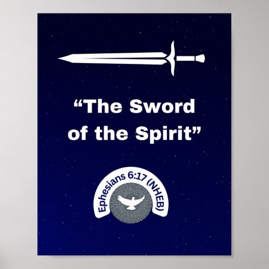 Épée de l'Esprit - 8 x 10 Poster Papier (Devant)