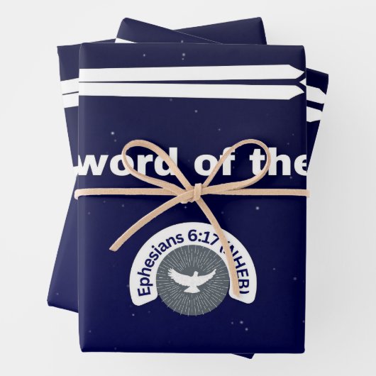 Épée de l'Esprit - Papier d'enveloppement - 3 feui (En situation)