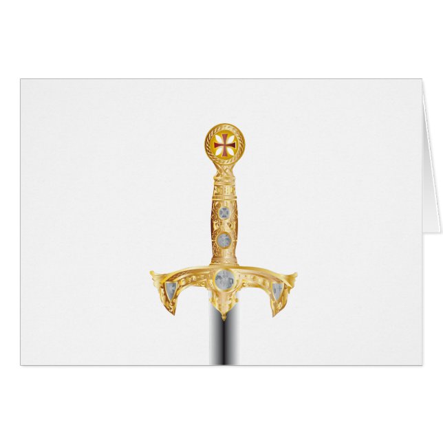 Épée d'un chevalier Templar (Devant horizontal)