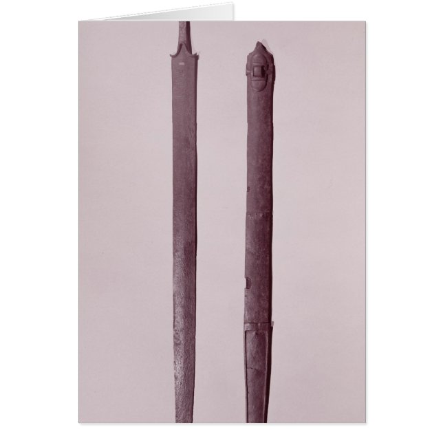 Épée et gaine (Devant)