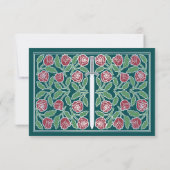 Épée florale médiévale sarcelle argentée RSVP de m (Dos)