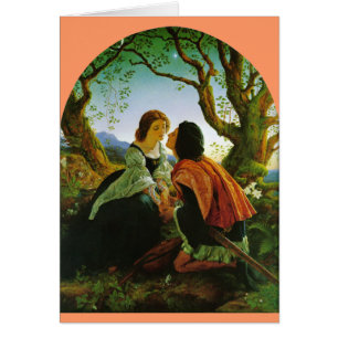 Épée médiévale Hesperus de couples romantiques de