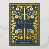 Épée Royale Médiévale Grise Carte de Table de Mari (Recto)