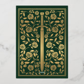 Épée Royale Médiévale Verte Carte de Table de Mari (Verso)