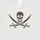 Épées de crâne d'obsidienne Drapeau pirate de Cali (dos)