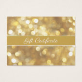 Épercées d'or glamour | Certificat cadeau de salon (Devant)