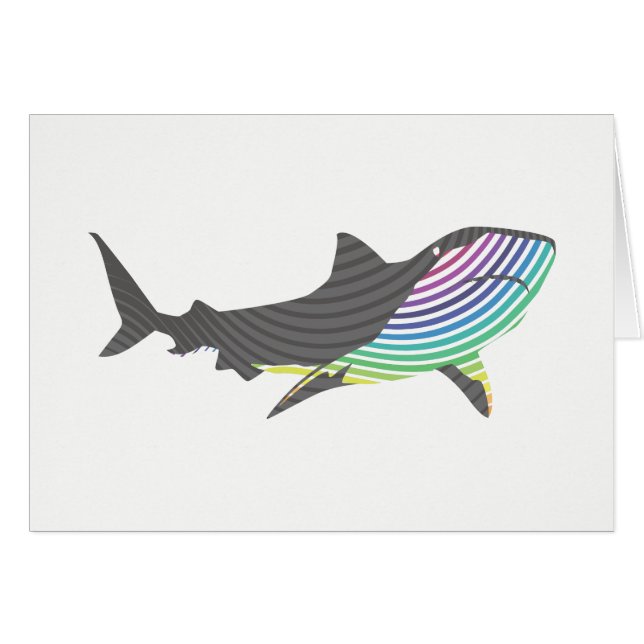 Épersion de requin couleur (Devant Horizontal)