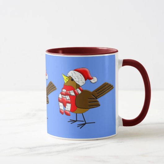 Épervier de Noël Mignonne amusant Boire de la Mug (Droite)
