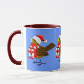 Épervier de Noël Mignonne amusant Boire de la Mug (Gauche)