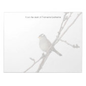 Épervier sur une branche Bloc-notes (Devant)