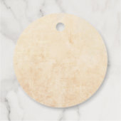  Ephemera Angel Cherubs-Baby shower Bedankjes Labels (Achterkant)