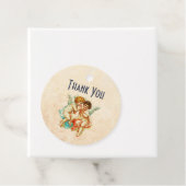  Ephemera Angel Cherubs Dank u Bedankjes Labels (In situ)