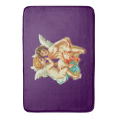 Ephemera Angel Cherubs Illustratie Badmat (Voorkant Verticaal)
