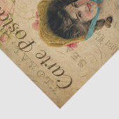 Ephemera Beauful Actress Mabel Rowland-ontkoppelin Tissuepapier (Detail)