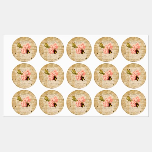 Ephemera Bee Labels (Vel)