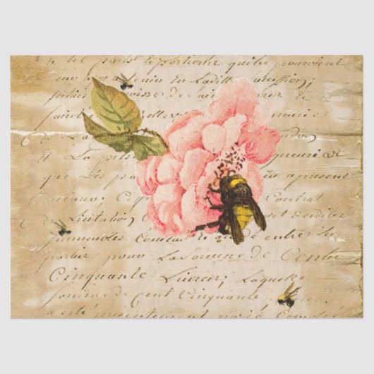Ephemera Bee Tissuepapier (Voorkant)