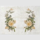 Ephemera Bird Floral Tissuepapier (Voorkant)
