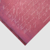 Ephemera Burgundy Paper Series Design 5 Tissuepapier (Detail)