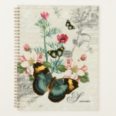 Ephemera Butterflies Wildbloemen Romantisch Planner (Voorkant)