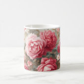 Ephemera cluster Roses Classique café Mug (Centre)