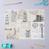 Ephemera Collage Decoupage Sheet Tissuepapier (Craft)