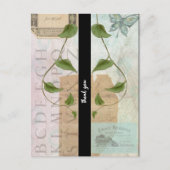 Ephemera Collage Hartelijk dank Briefkaart (Voorkant)