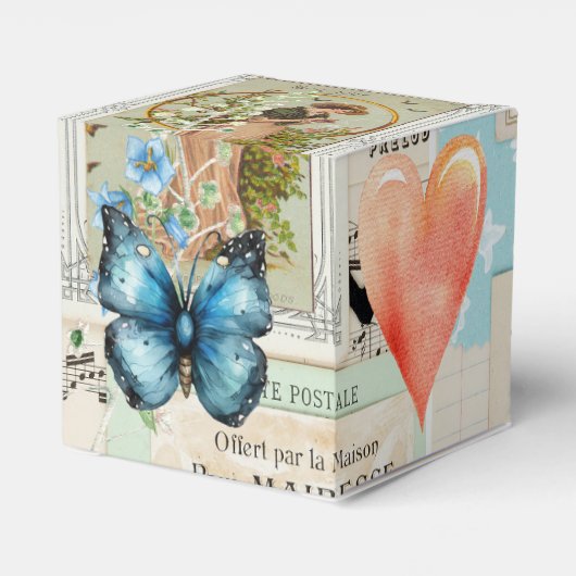 Ephemera Collage ontwerp Bedankdoosjes (Achterkant)