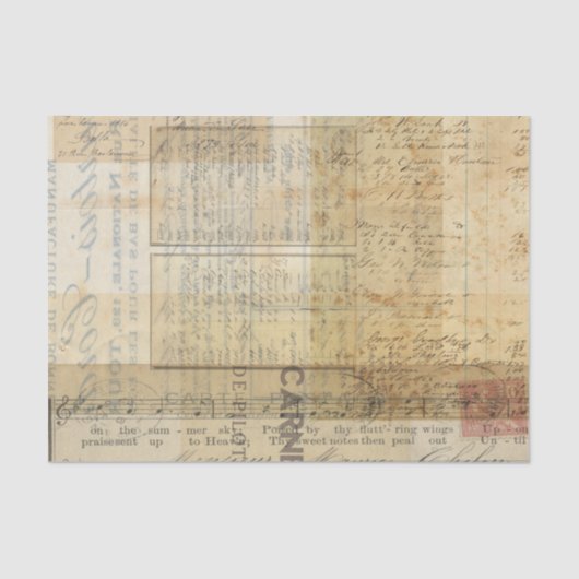  Ephemera Collage Tissuepapier (Voorkant)